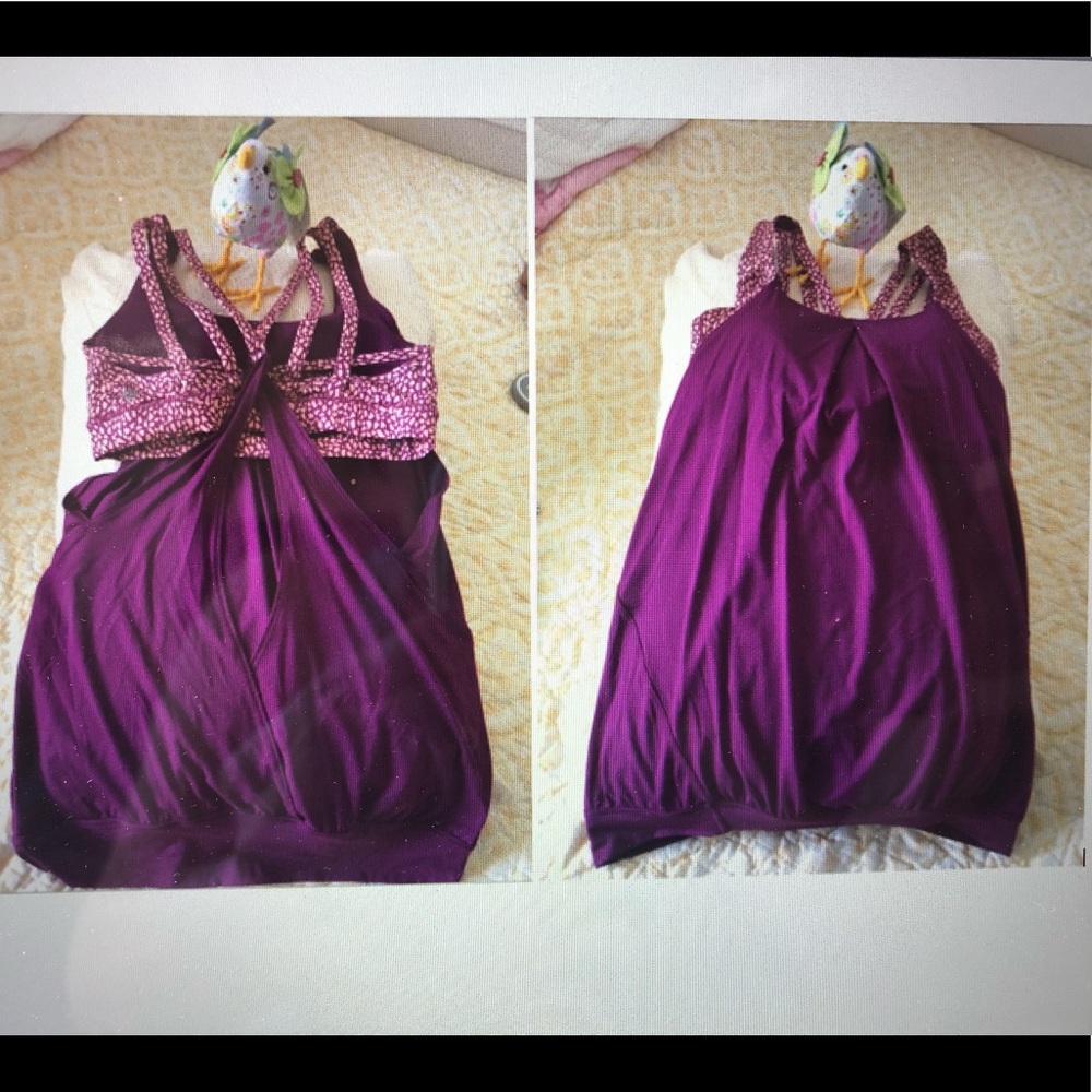 LULULEMON Tank with Built-In Bra - Size 4